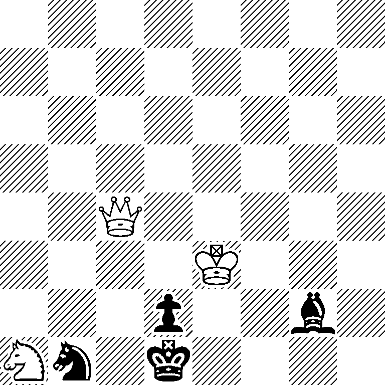 8/8/8/8/2Q5/4K3/3p2b1/Nn1k4