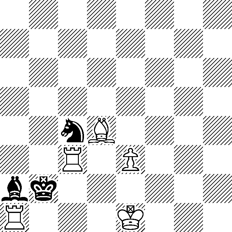 8/8/8/8/2nB4/2R1P3/bk6/R3K3
