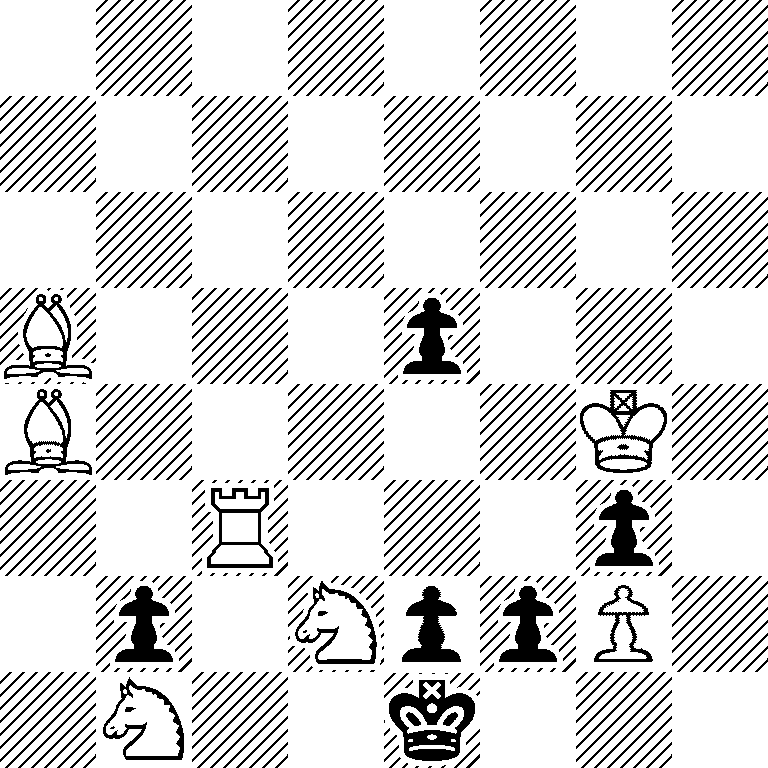 8/8/8/B3p3/B5K1/2R3p1/1p1NppP1/1N2k3