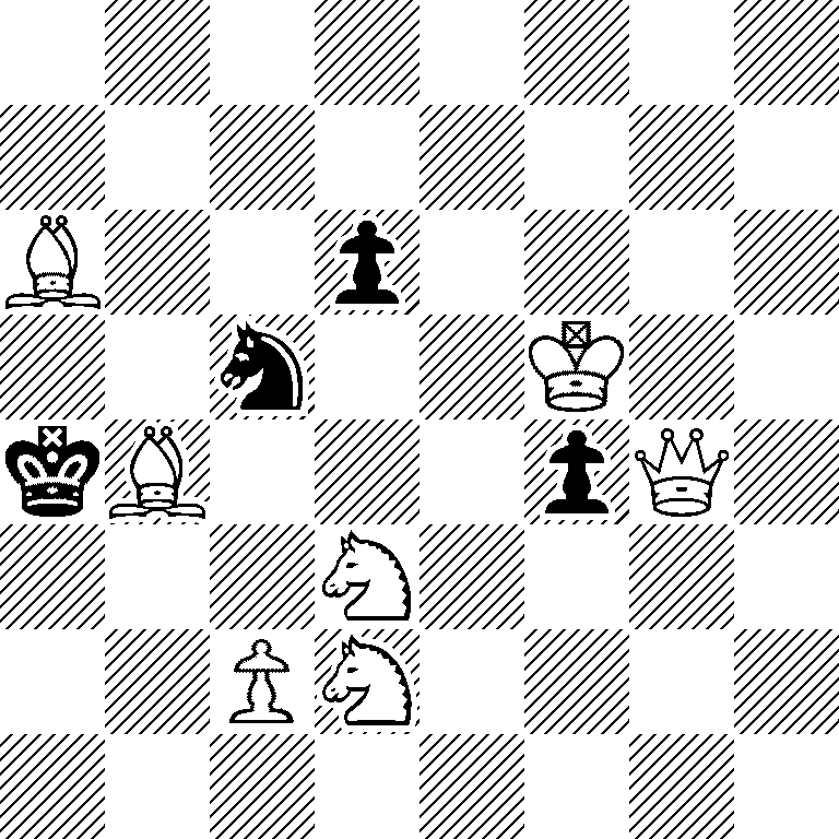 8/8/B2p4/2n2K2/kB3pQ1/3N4/2PN4/8