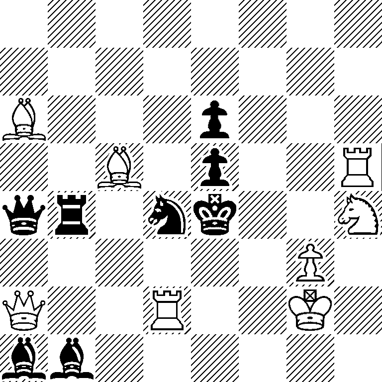 8/8/B3p3/2B1p2R/qr1nk2N/6P1/Q2R2K1/bb6
