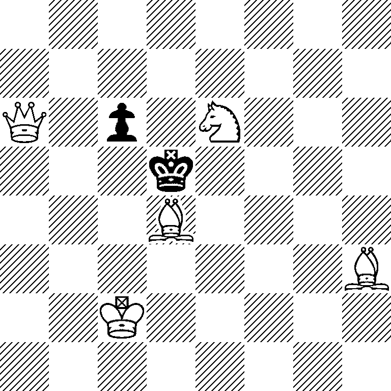 8/8/Q1p1N3/3k4/3B4/7B/2K5/8