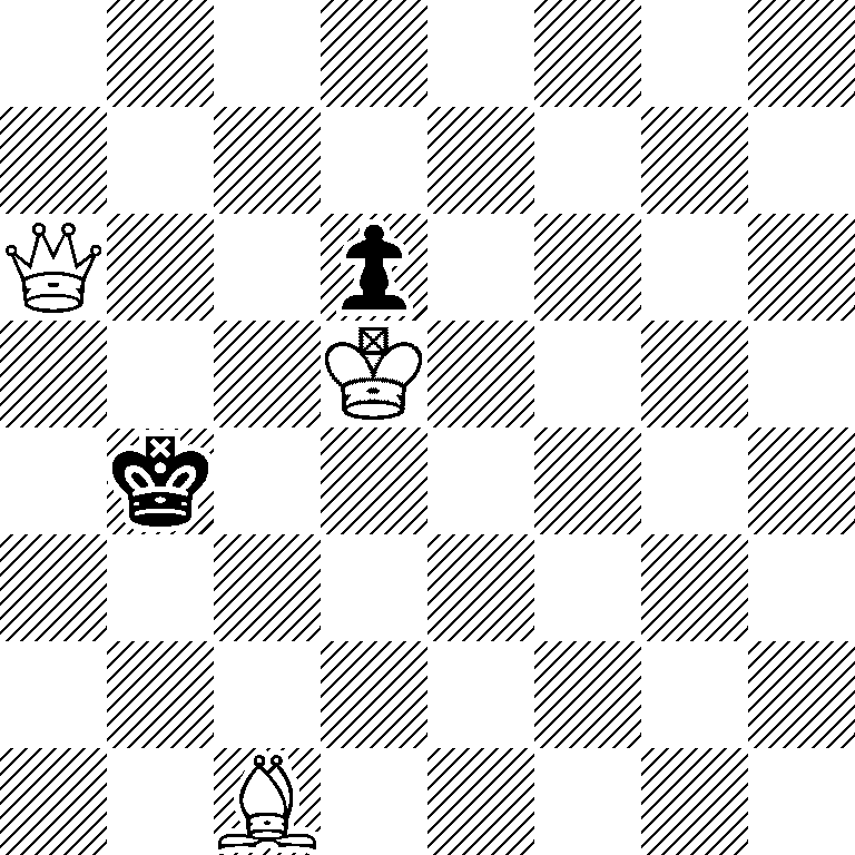 8/8/Q2p4/3K4/1k6/8/8/2B5