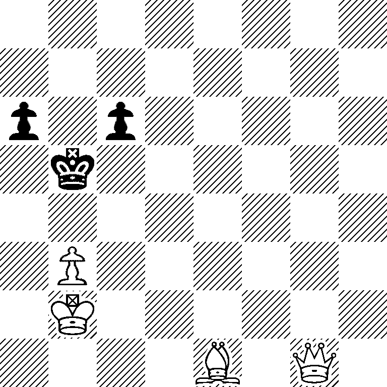 8/8/p1p5/1k6/8/1P6/1K6/4B1Q1