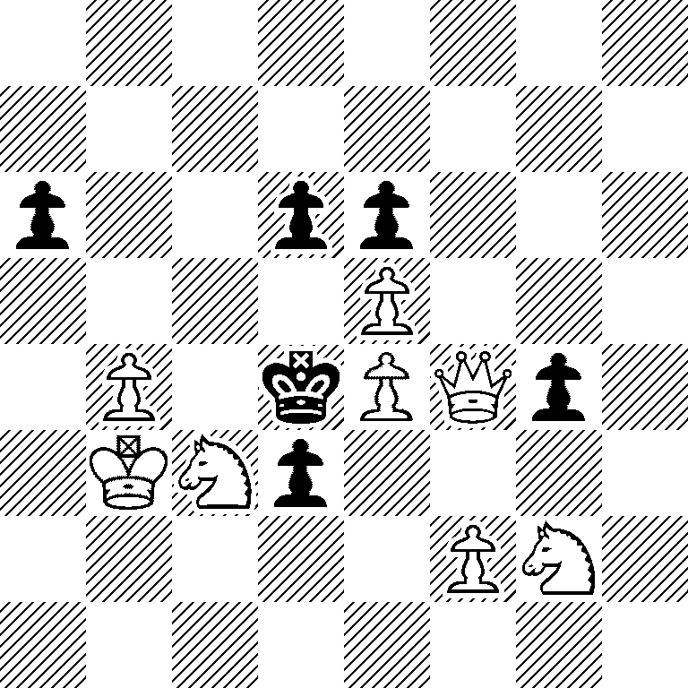 8/8/p2pp3/4P3/1P1kPQp1/1KNp4/5PN1/8