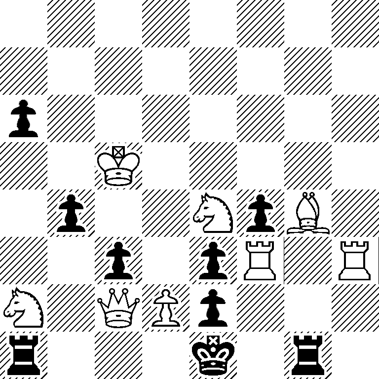 8/8/p7/2K5/1p2NpB1/2p1pR1R/N1QPp3/r3k1r1