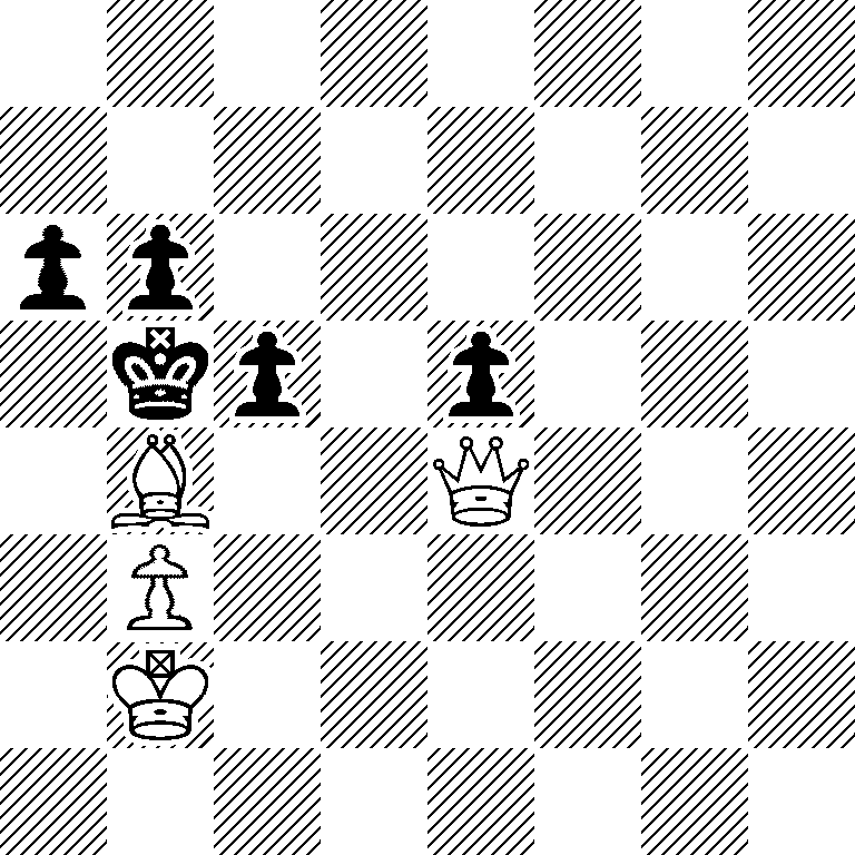 8/8/pp6/1kp1p3/1B2Q3/1P6/1K6/8