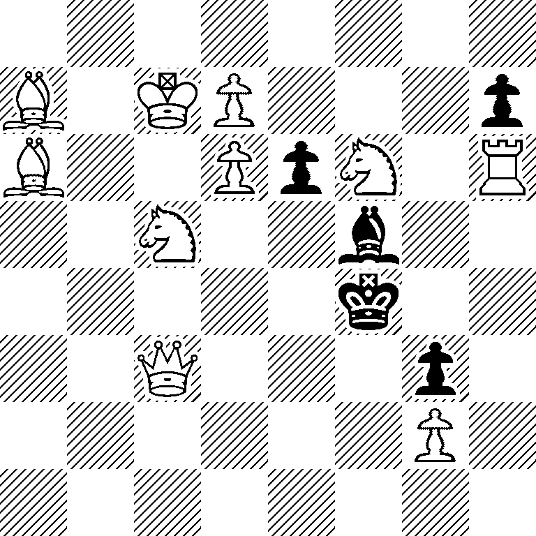 8/B1KP3p/B2PpN1R/2N2b2/5k2/2Q3p1/6P1/8