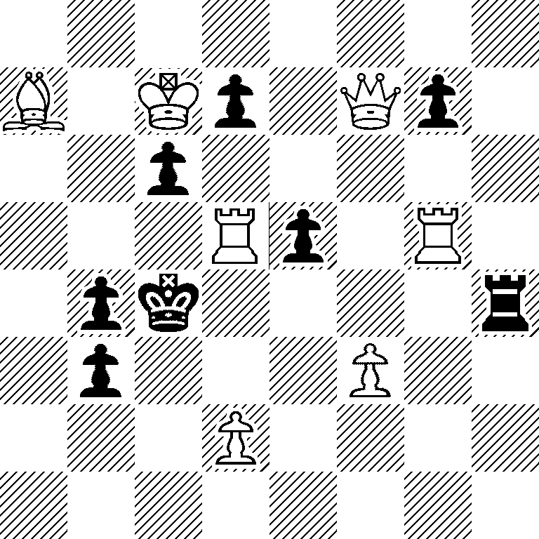 8/B1Kp1Qp1/2p5/3Rp1R1/1pk4r/1p3P2/3P4/8