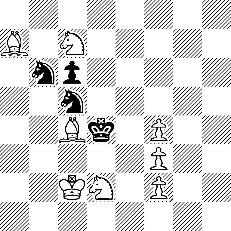 8/B1N5/1np5/2n5/2Bk1P2/5P2/2KN1P2/8