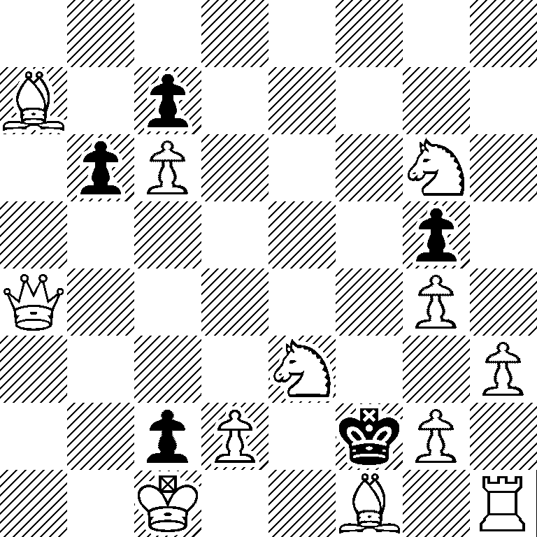 8/B1p5/1pP3N1/6p1/Q5P1/4N2P/2pP1kP1/2K2B1R