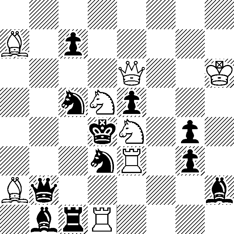 8/B1p5/4Q2K/2nNp3/3kN1p1/3nR1p1/Bq5b/1brR4