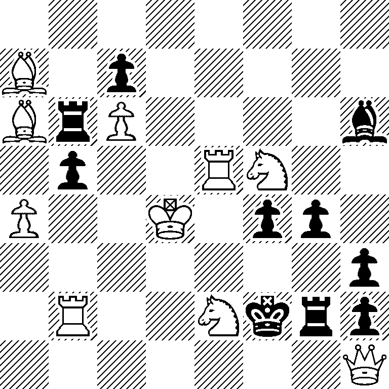 8/B1p5/BrP4b/1p2RN2/P2K1pp1/7p/1R2Nkrp/7Q