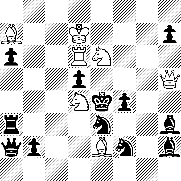 8/B2K3p/p2RN3/3p3Q/3Nkp2/r3n2b/qp2Bn1b/8