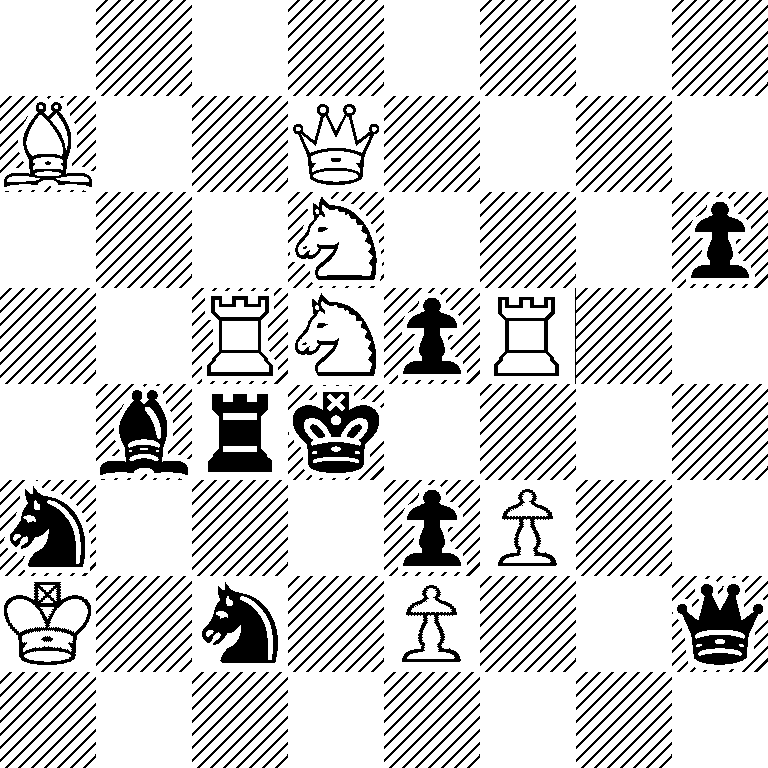 8/B2Q4/3N3p/2RNpR2/1brk4/n3pP2/K1n1P2q/8