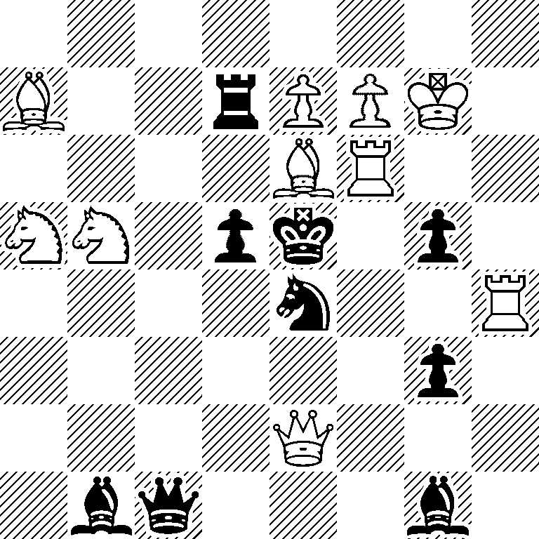 8/B2rPPK1/4BR2/NN1pk1p1/4n2R/6p1/4Q3/1bq3b1