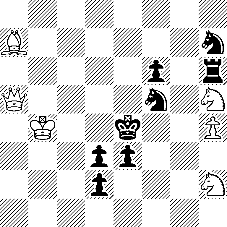 8/B6n/5p1r/Q4n1N/1K2k2P/3pp3/3p3N/8