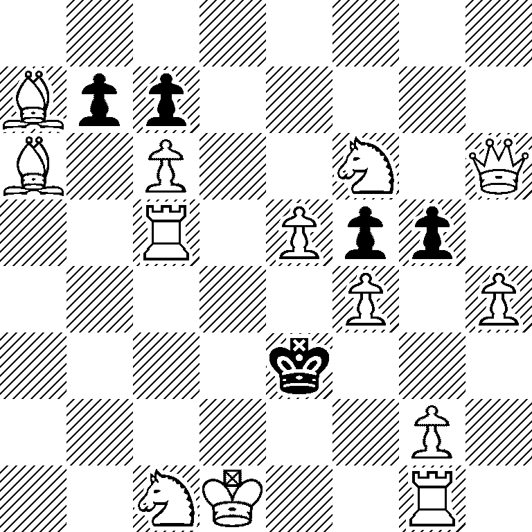 8/Bpp5/B1P2N1Q/2R1Ppp1/5P1P/4k3/6P1/2NK2R1