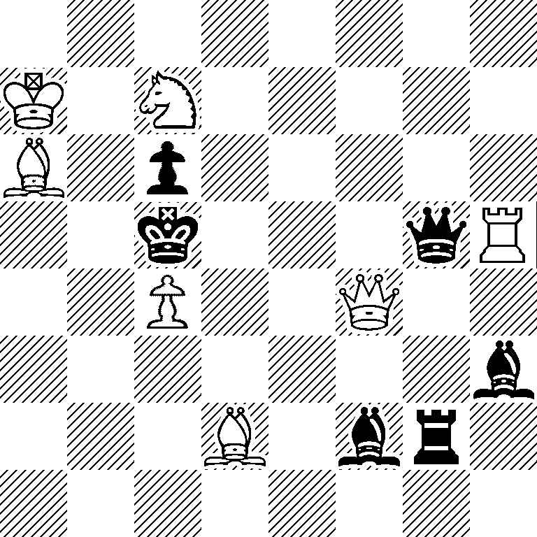 8/K1N5/B1p5/2k3qR/2P2Q2/7b/3B1br1/8