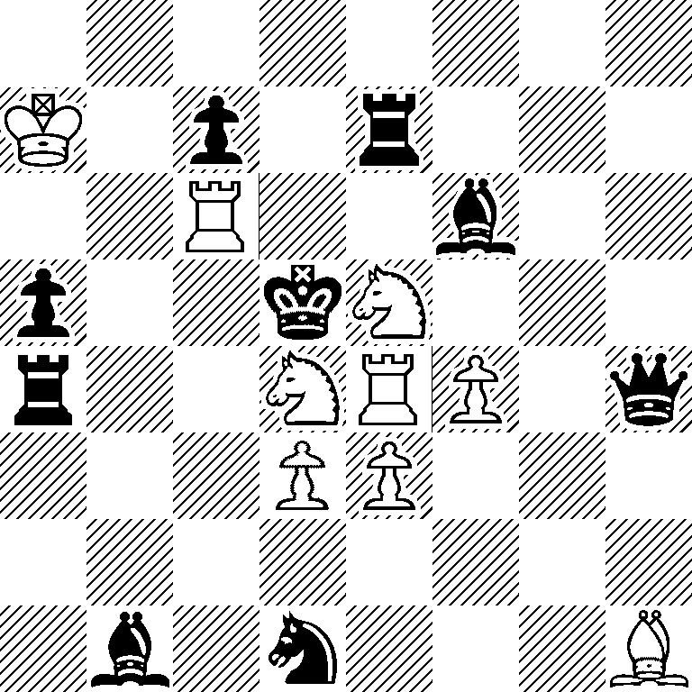 8/K1p1r3/2R2b2/p2kN3/r2NRP1q/3PP3/8/1b1n3B