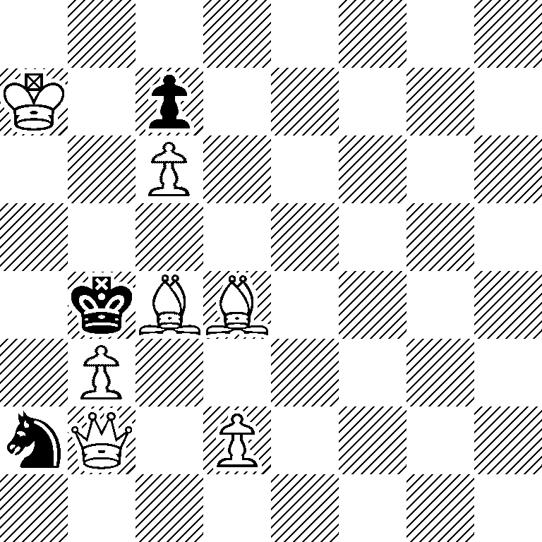 8/K1p5/2P5/8/1kBB4/1P6/nQ1P4/8
