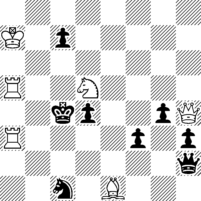 8/K1p5/8/R2N4/2kp2pQ/R4p1p/7q/2n1B3