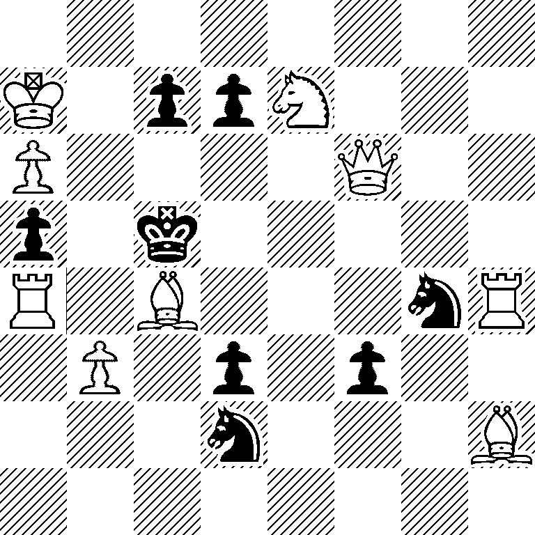 8/K1ppN3/P4Q2/p1k5/R1B3nR/1P1p1p2/3n3B/8