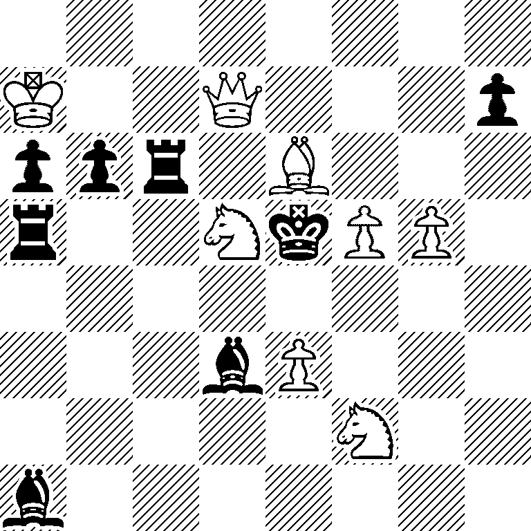 8/K2Q3p/ppr1B3/r2NkPP1/8/3bP3/5N2/b7