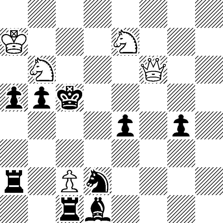 8/K3N3/1N3Q2/ppk5/4p1p1/8/r1Pn4/2rb4