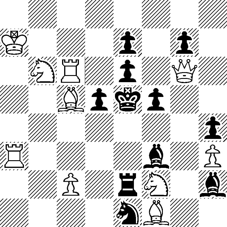 8/K3p1p1/1NR1p1Q1/2Bpkp2/7p/R4b1P/2P1rN1b/4nB2