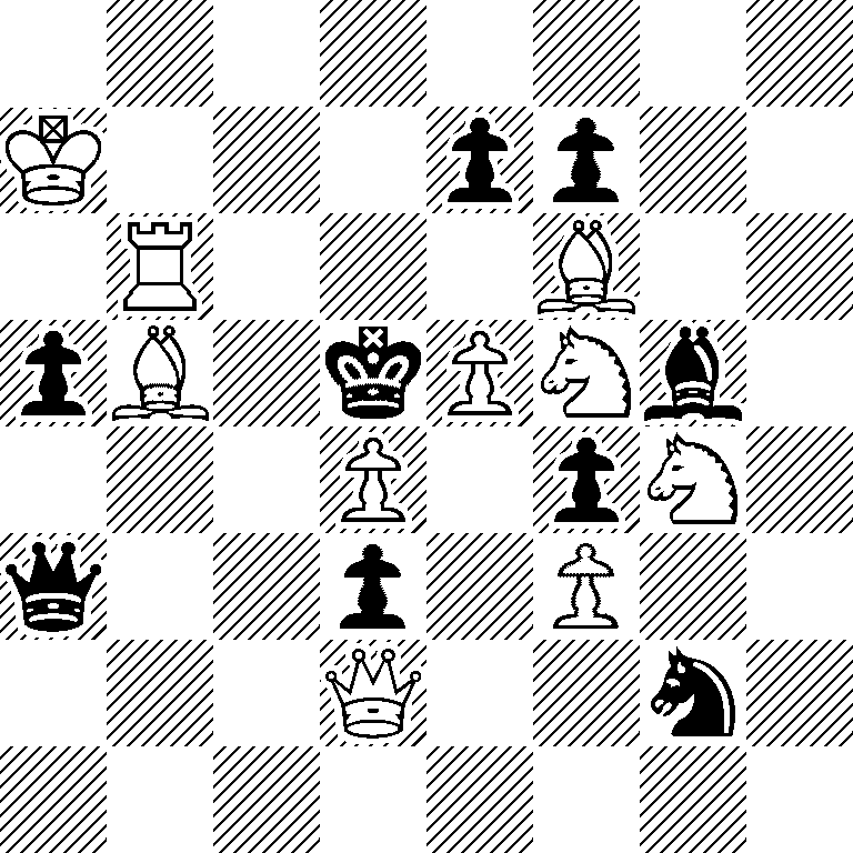 8/K3pp2/1R3B2/pB1kPNb1/3P1pN1/q2p1P2/3Q2n1/8