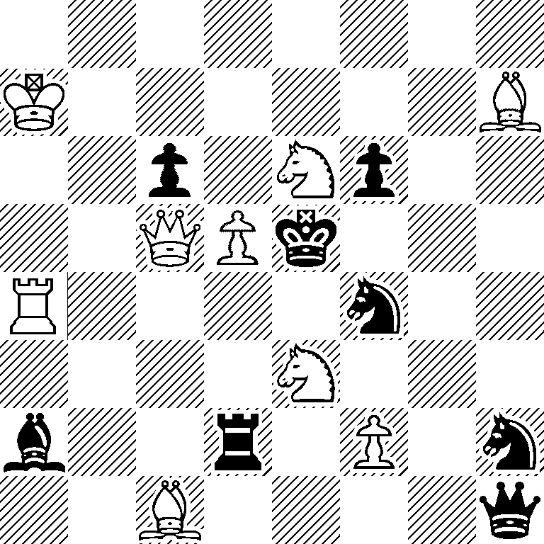 8/K6B/2p1Np2/2QPk3/R4n2/4N3/b2r1P1n/2B4q
