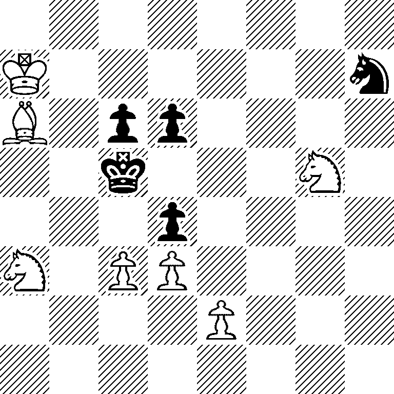 8/K6n/B1pp4/2k3N1/3p4/N1PP4/4P3/8