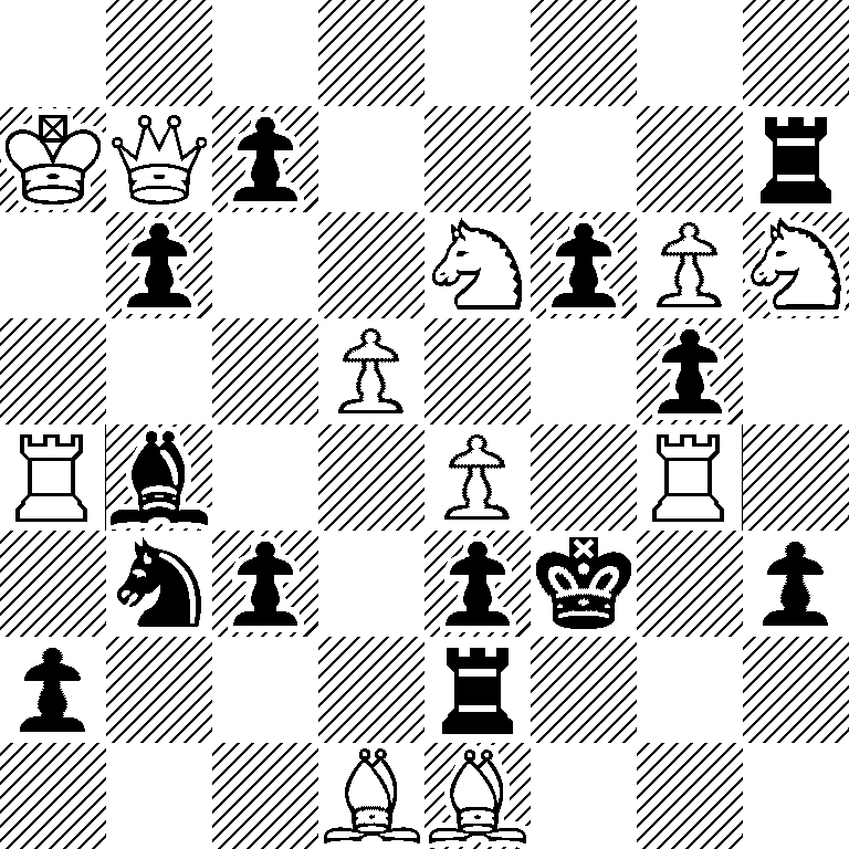 8/KQp4r/1p2NpPN/3P2p1/Rb2P1R1/1np1pk1p/p3r3/3BB3