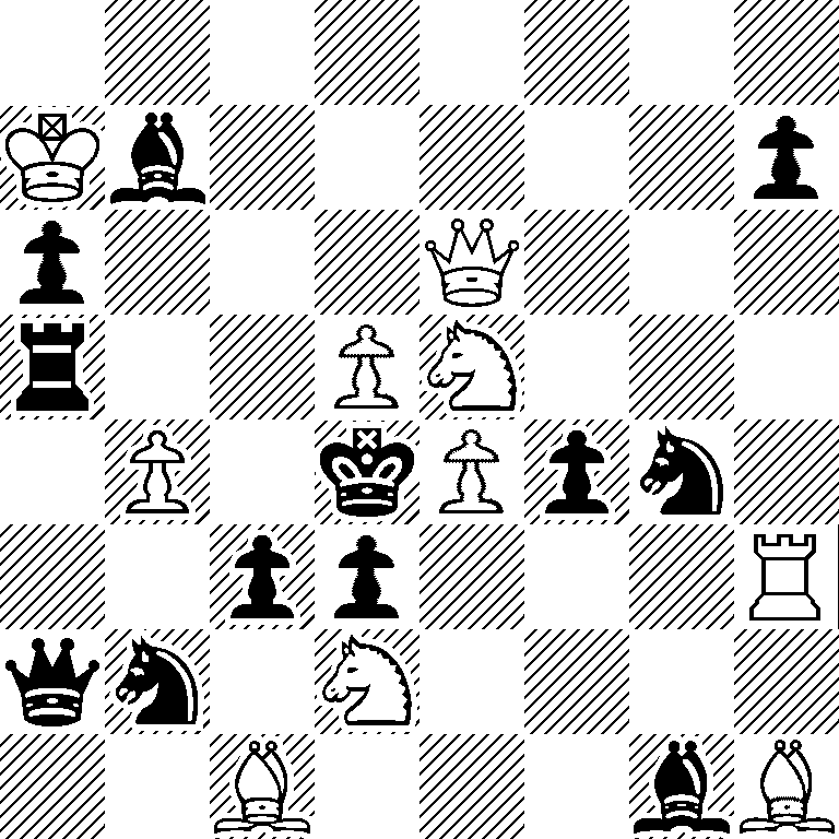 8/Kb5p/p3Q3/r2PN3/1P1kPpn1/2pp3R/qn1N4/2B3bB