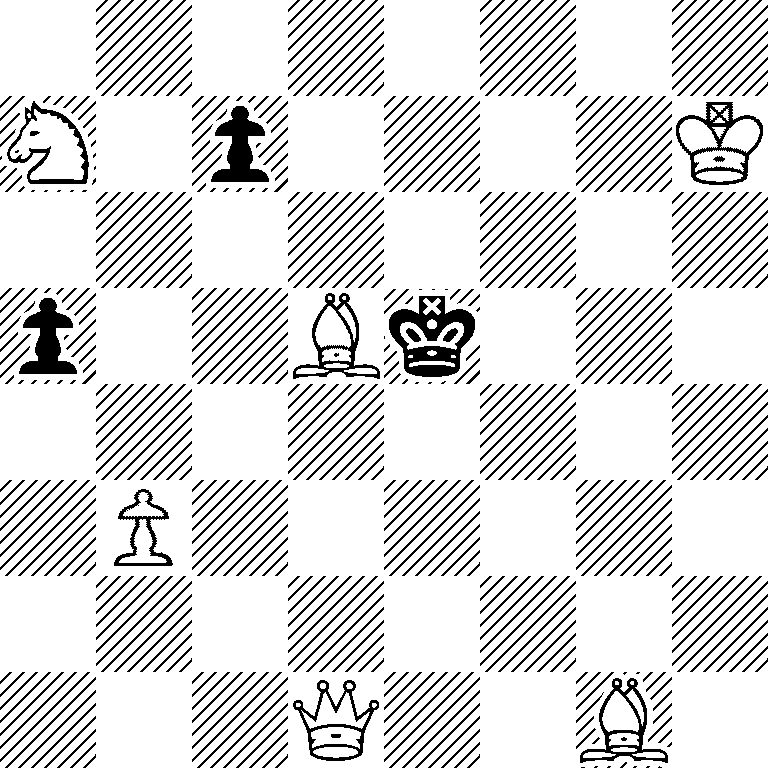 8/N1p4K/8/p2Bk3/8/1P6/8/3Q2B1