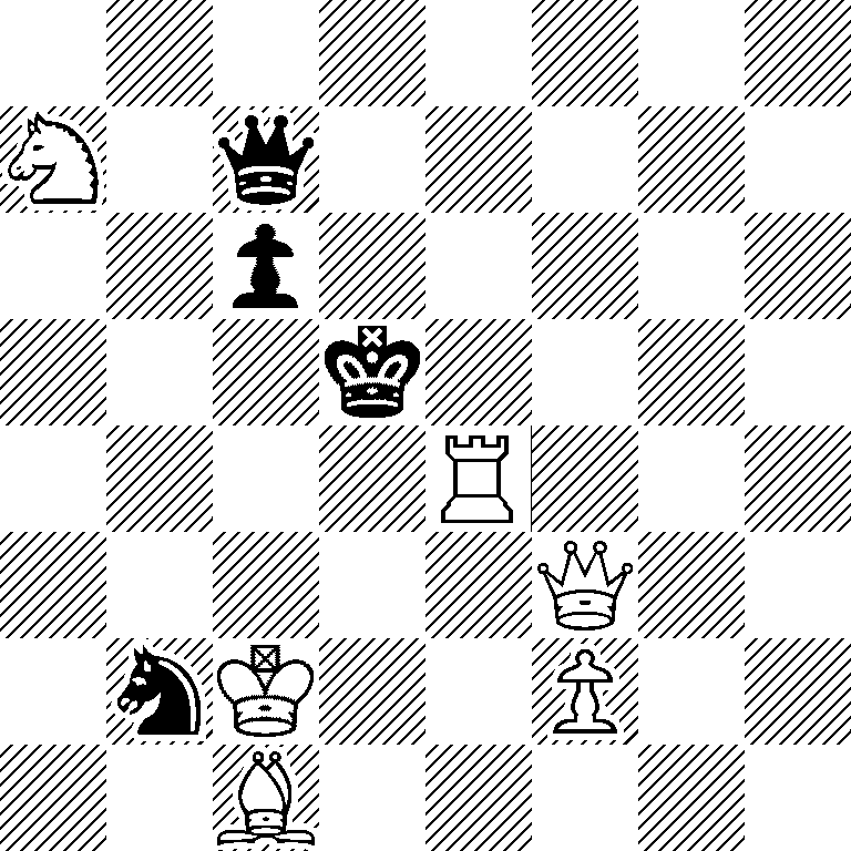 8/N1q5/2p5/3k4/4R3/5Q2/1nK2P2/2B5