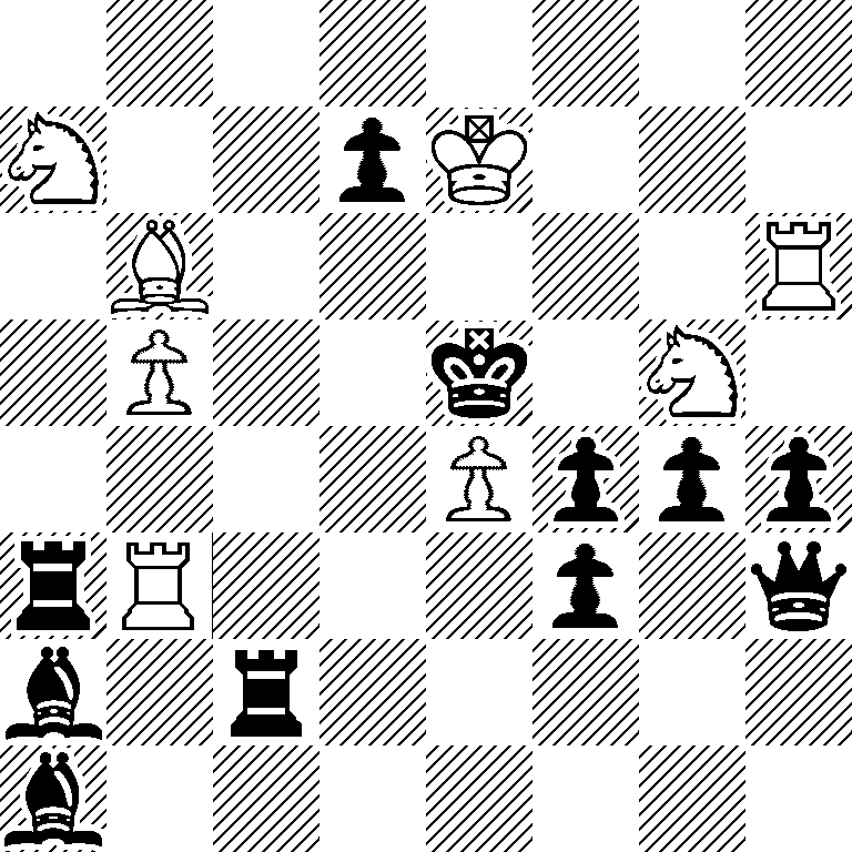 8/N2pK3/1B5R/1P2k1N1/4Pppp/rR3p1q/b1r5/b7
