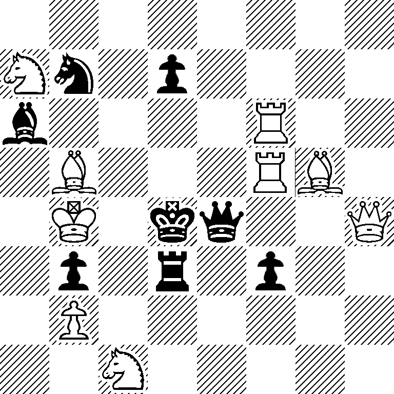 8/Nn1p4/b4R2/1B3RB1/1K1kq2Q/1p1r1p2/1P6/2N5