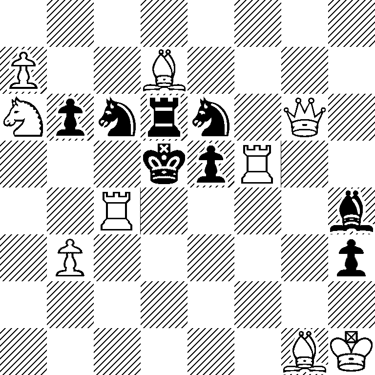 8/P2B4/Npnrn1Q1/3kpR2/2R4b/1P5p/8/6BK