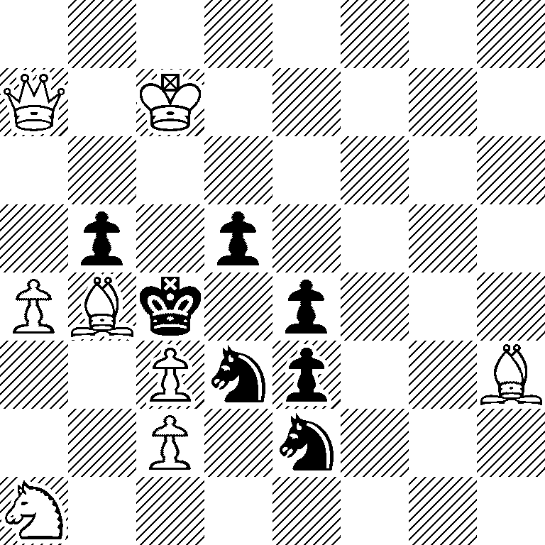 8/Q1K5/8/1p1p4/PBk1p3/2Pnp2B/2P1n3/N7