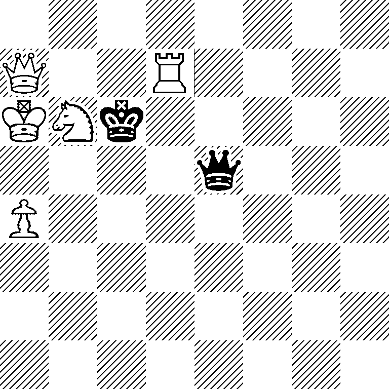 8/Q2R4/KNk5/4q3/P7/8/8/8