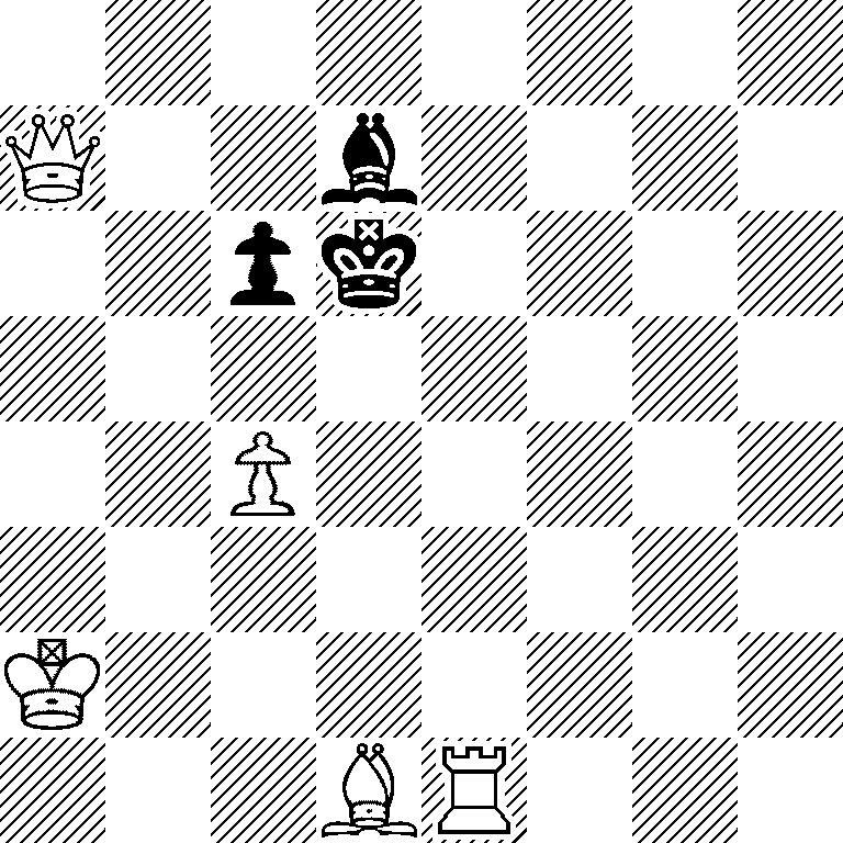 8/Q2b4/2pk4/8/2P5/8/K7/3BR3