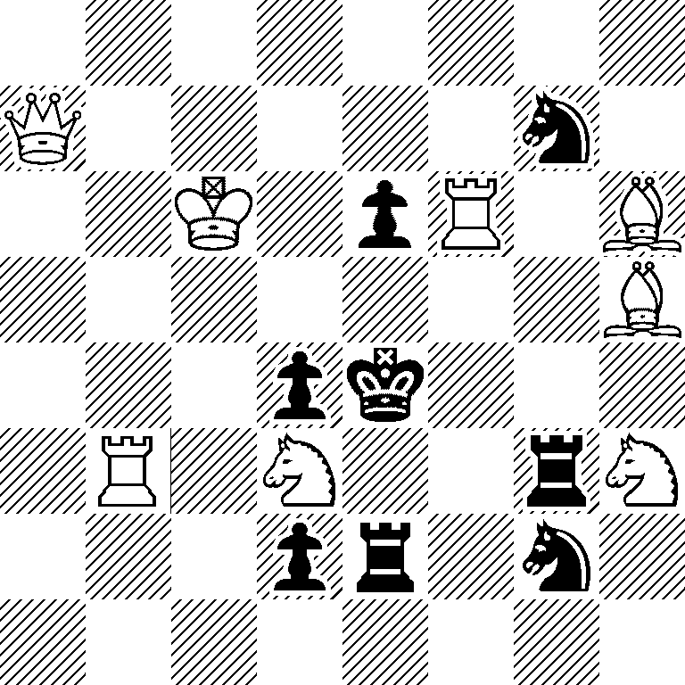 8/Q5n1/2K1pR1B/7B/3pk3/1R1N2rN/3pr1n1/8