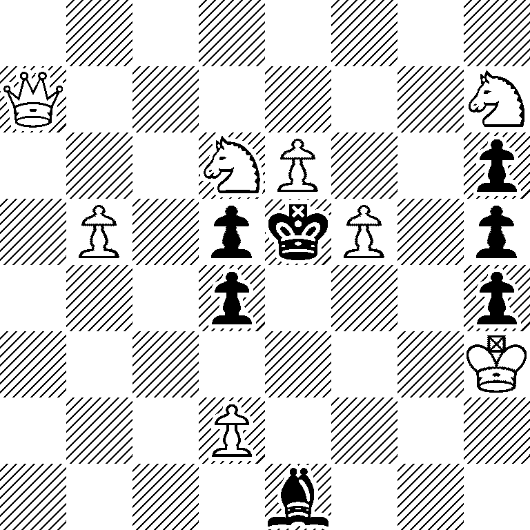 8/Q6N/3NP2p/1P1pkP1p/3p3p/7K/3P4/4b3