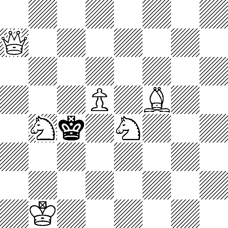 8/Q7/8/3P1B2/1Nk1N3/8/8/1K6