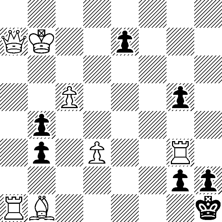 8/QK2p3/8/2P3p1/1p6/1p1P2R1/6pp/RB5k