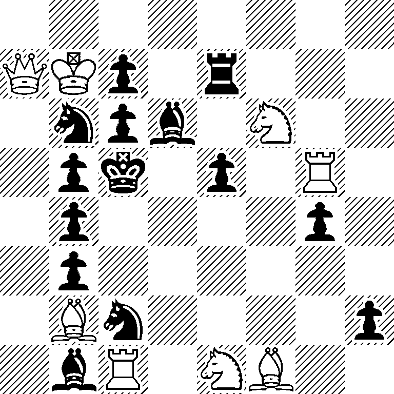 8/QKp1r3/1npb1N2/1pk1p1R1/1p4p1/1p6/1Bn4p/1bR1NB2