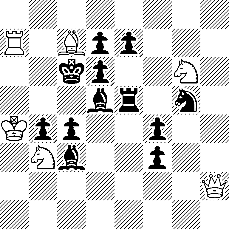 8/R1Bpp3/2kp2N1/3br1n1/Kpp2p2/1Nb2p2/7Q/8