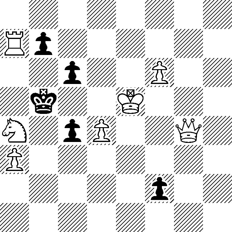 8/Rp6/2p2P2/1k2K3/N1pP2Q1/P7/5p2/8